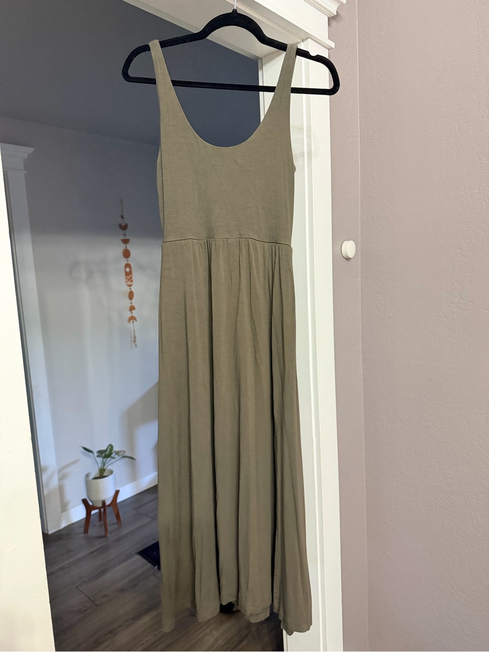 a new day Olive Scoop Neck Maxi Dress